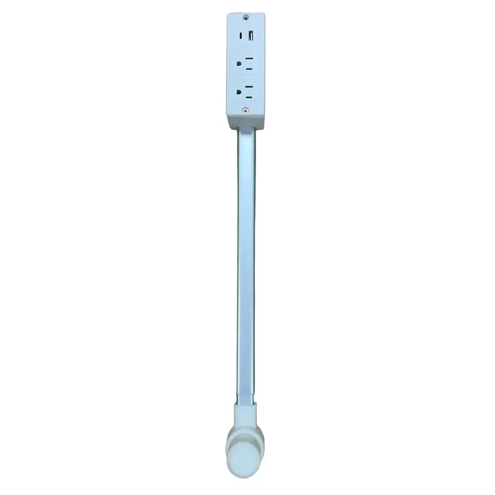 FlexiPlug 180° Rotating Wall Outlet Extender - Space-Saving Power Strip
