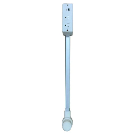 FlexiPlug 180° Rotating Wall Outlet Extender - Space-Saving Power Strip